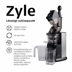 Lėtaeigė sulčiaspaudė Zyle ZY378BSJ