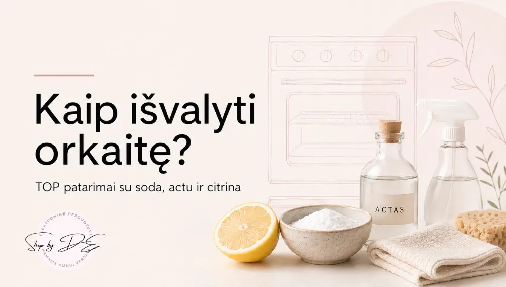kaip išvalyti orkaitę