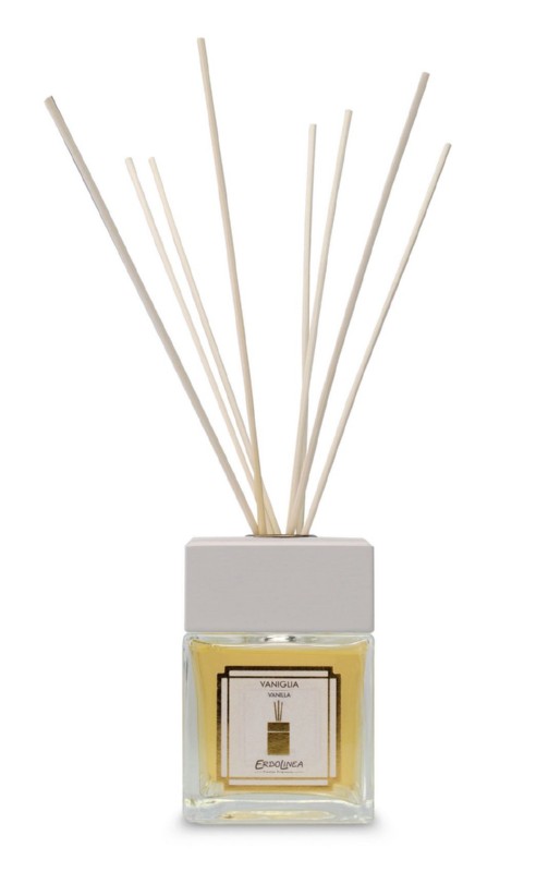 01_ERBAMBVANIGL100 Kvapas namams su lazdelėmis Vaniglia, 100 ml ERBAMBVANIGL100