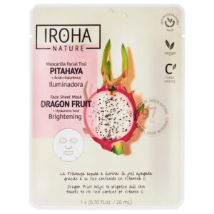 Skaistinamoji veido kaukė Iroha Dragon Fruit MTIN27 su drakono vaisiumi