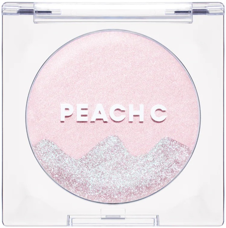 01_PC44064 Švytėjimo suteikianti priemonė Dual Beam Highlighter Peach Ruby Beam PC44064, 4,8 g