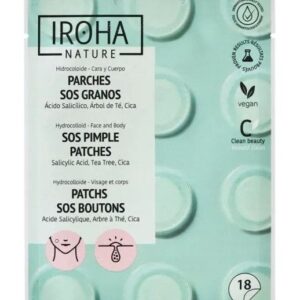 Hidrokoloidiniai pleistrai nuo spuogų Iroha Nature SOS Pimple Patches PIN11/PIN16