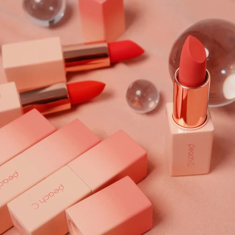 03_PC27025 Matiniai lūpų dažai Easy Matte Lipstick 01 Spring Coral PC27025, 3,7 g