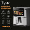 Karšto oro gruzdintuvė Zyle ZY081DUAL 1800W